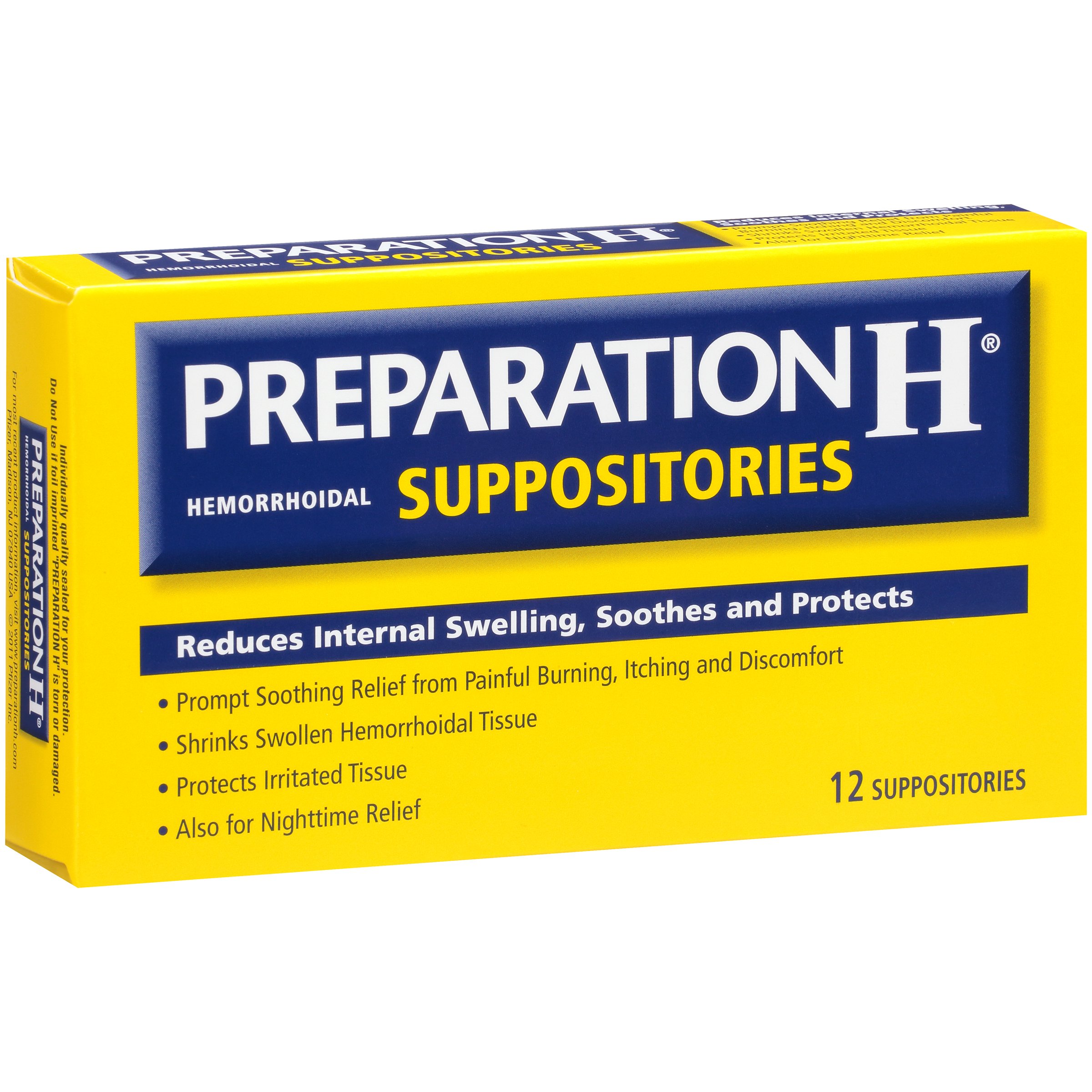 Preparation H Hemorrhoidal Suppositories Shop Hemorrhoid at HEB