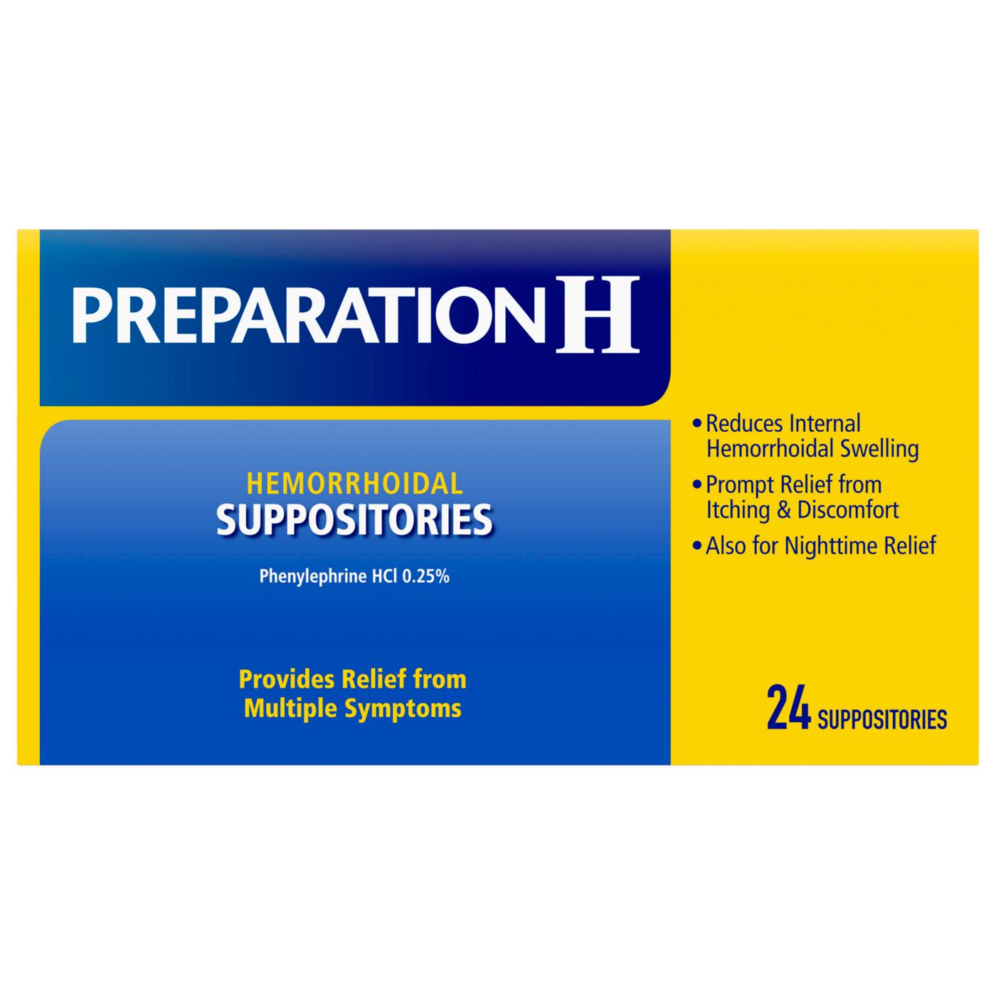 Preparation H Hemorrhoidal Suppositories; image 6 of 8