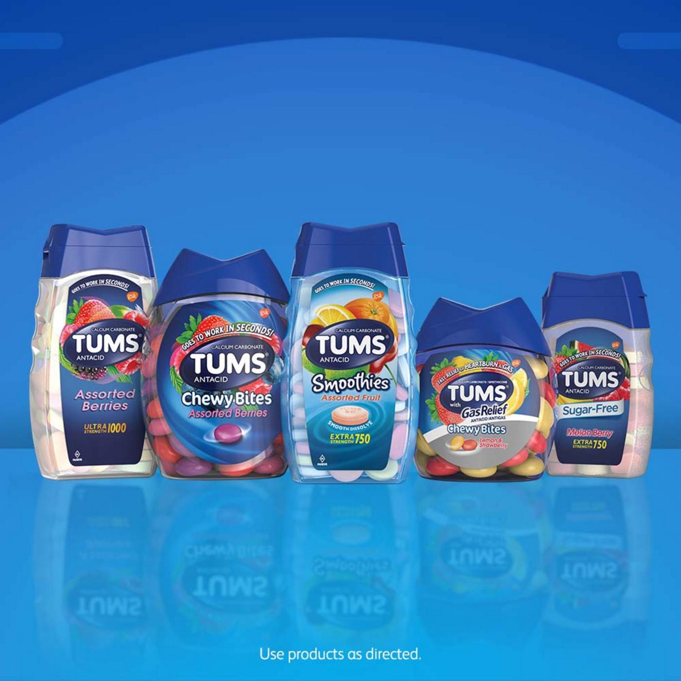 Tums Regular Strength Peppermint Chewable Tablets; image 4 of 8