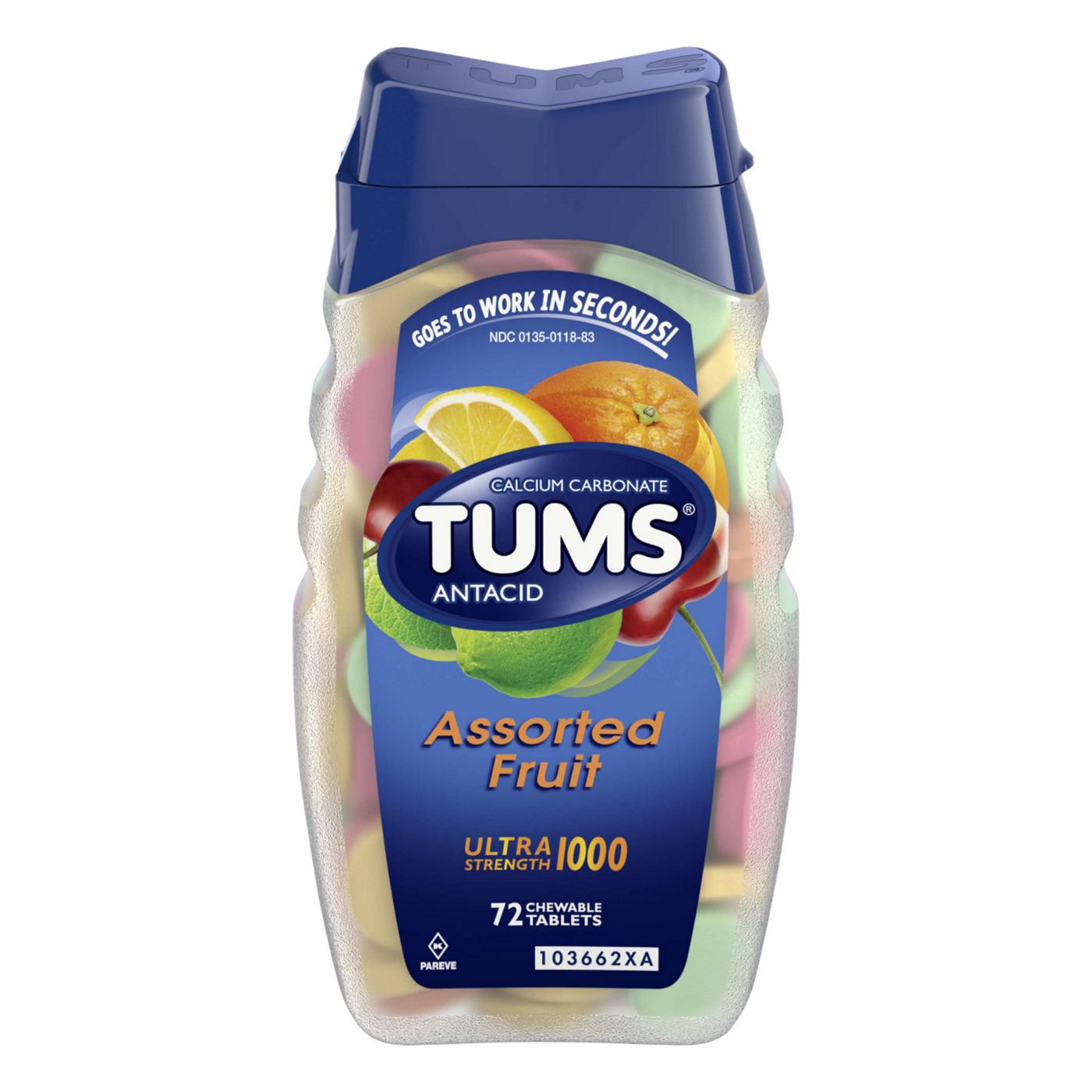 Tums Ultra Strength Antacid Tablets; image 1 of 8