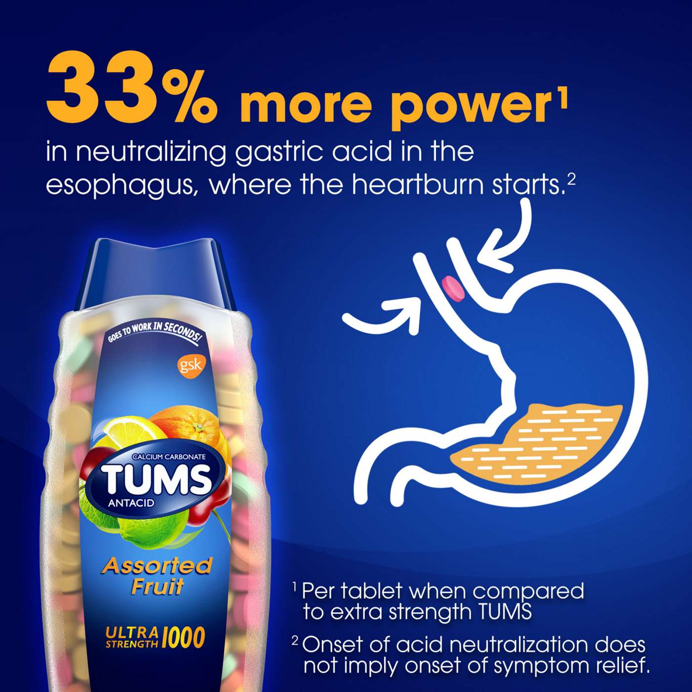 Tums Ultra Strength Antacid Tablets; image 4 of 8