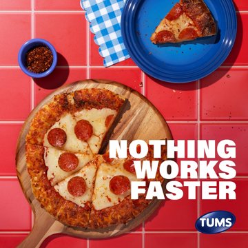 Tums Chewable Antacid Tablets for Ultra Strength Heartburn Relief, Peppermint
