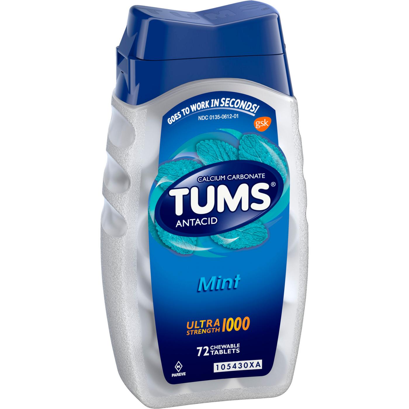 Tums Antacid Ultra Strength Chewable Tablets - Peppermint; image 6 of 7