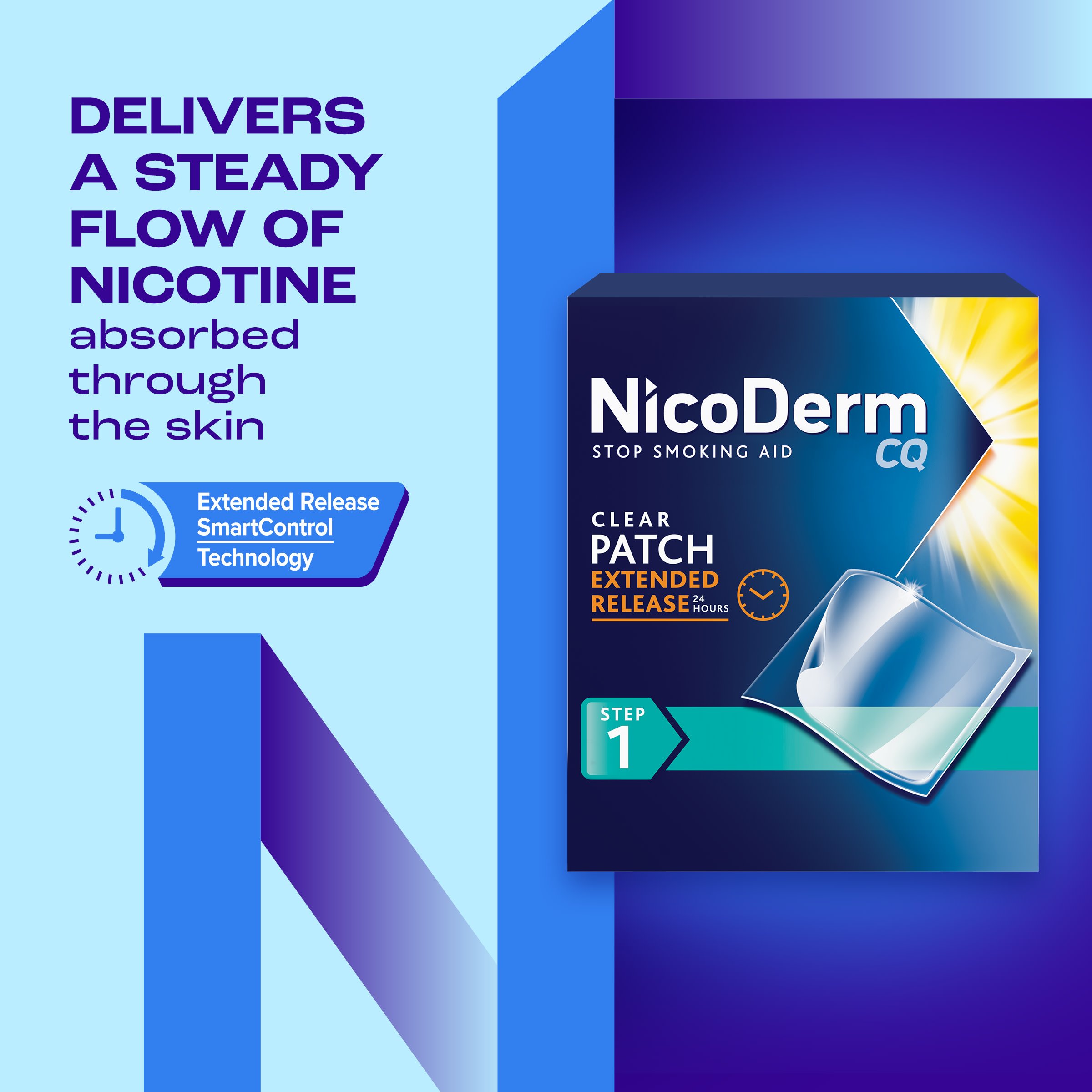 cigarette patches NicoDerm CQ Nicotine Help Stop Smoking Aid Patches, 14 ct Walgreens Nicotine Transdermal System Patches,