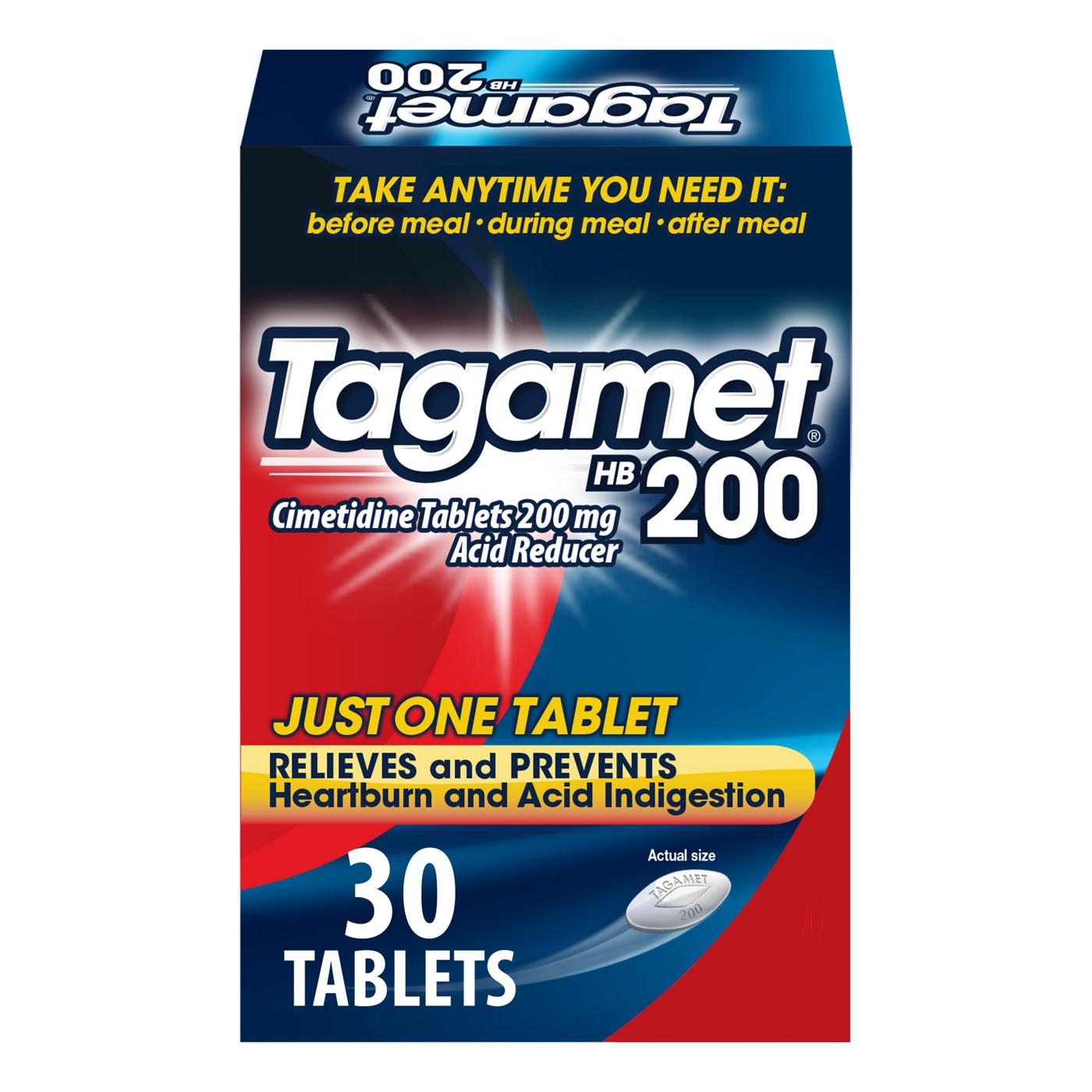 Tagamet HB 200 Acid Reducer 200 mg Tablets; image 1 of 5