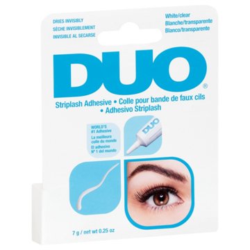 Duo White/Clear Eyelash Adhesive, .25 oz