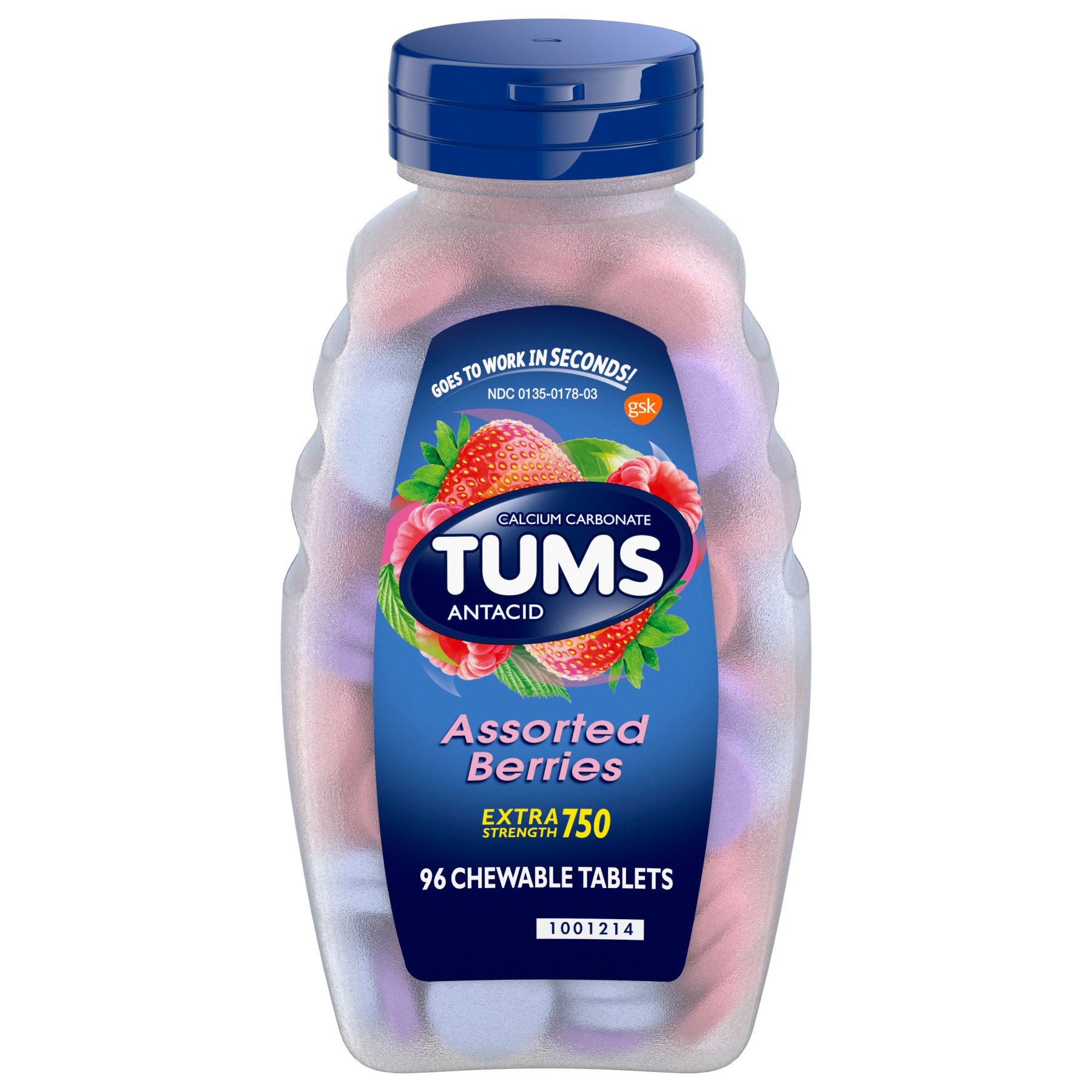 Tums Extra Strength 750 Assorted Berries Chewable Tablets Shop Digestion And Nausea At H E B