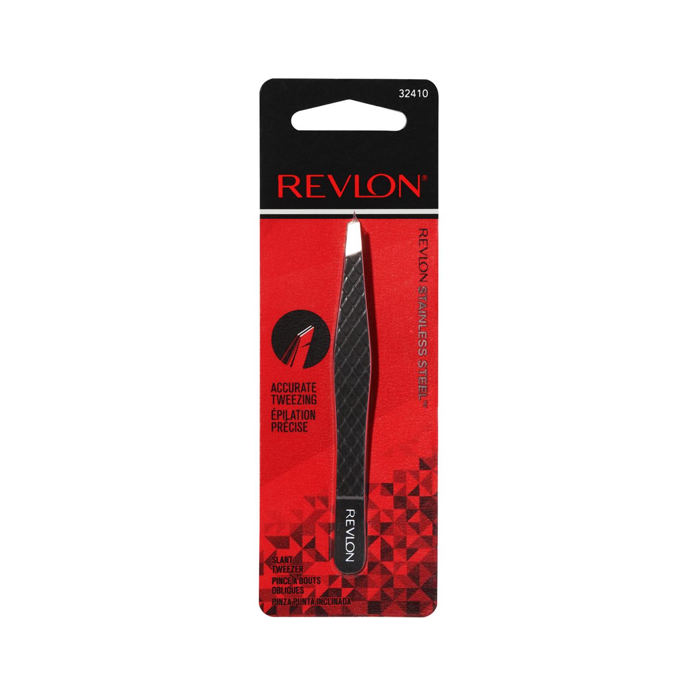 Revlon Stainless Steel Slant Tweezer Shop Makeup tools at HEB