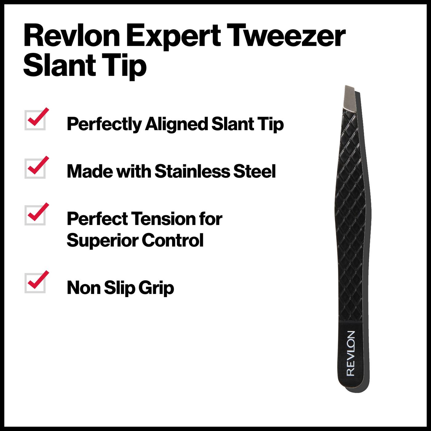 Revlon Stainless Steel Slant Tweezer Shop Makeup tools at HEB