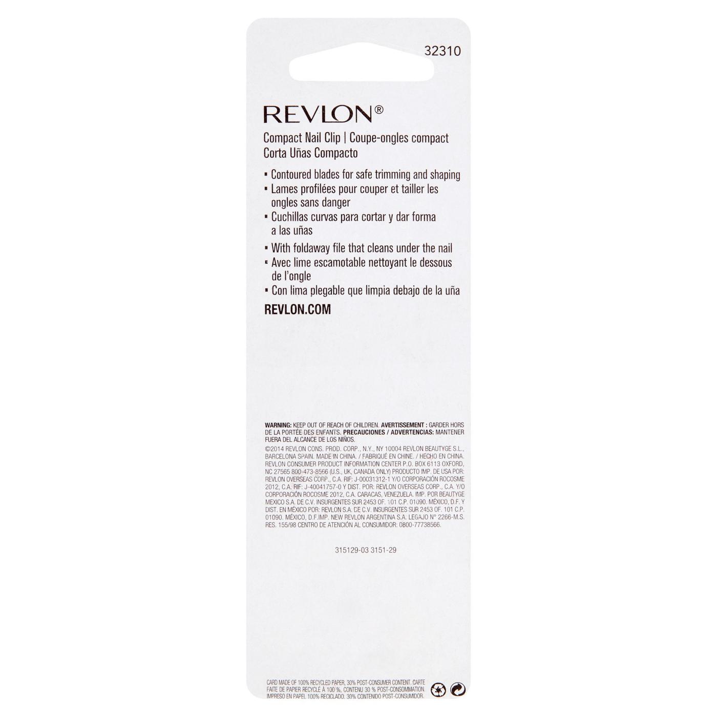 Revlon Compact Nail Clip Shop Nail & cuticle clippers at HEB