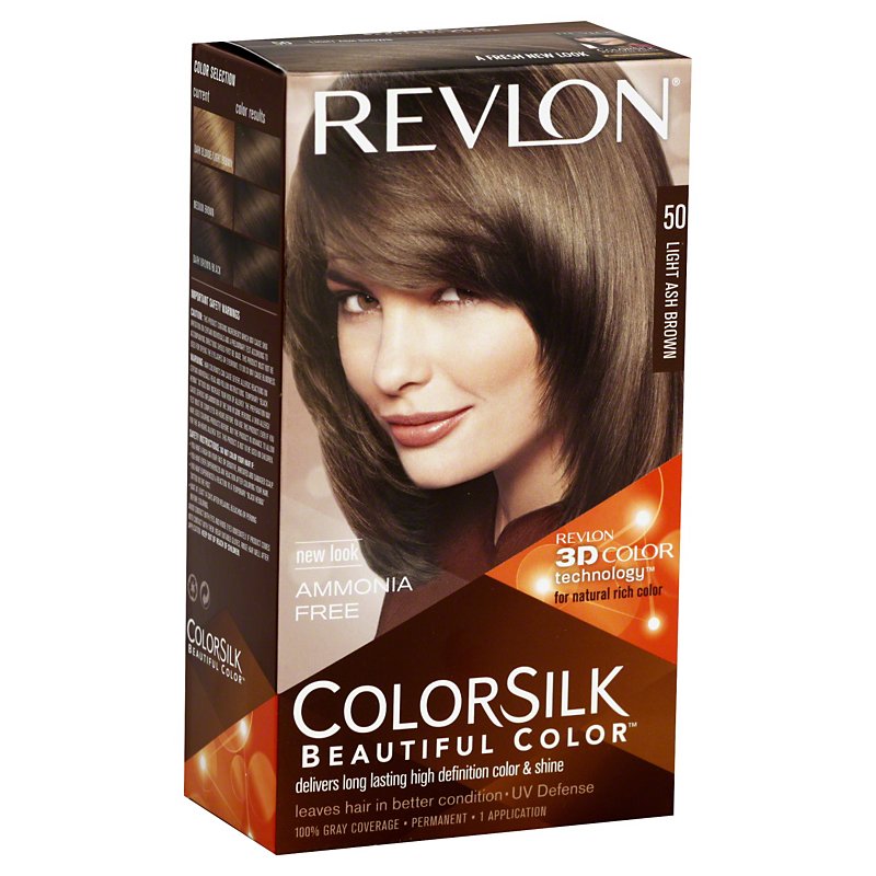 Revlon Colorsilk Beautiful Color 50 Light Ash Brown Shop Hair Color