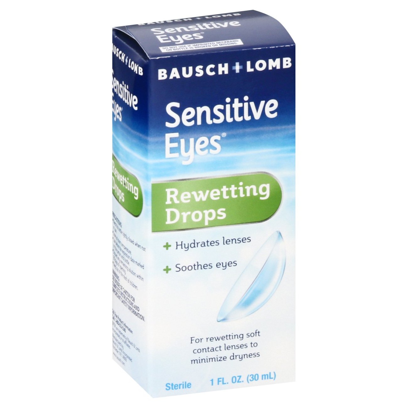 Bausch & Lomb Sensitive Eyes Rewetting Drop Shop Eye Drops