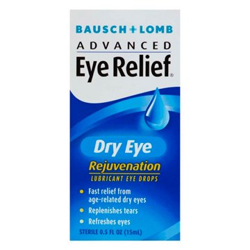 Bausch & Lomb Advanced Eye Relief Dry Eye Drops, 0.5 oz