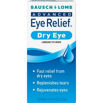 Bausch & Lomb Advanced Eye Relief Dry Eye Drops, 0.5 oz