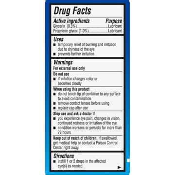 Bausch & Lomb Advanced Eye Relief Dry Eye Drops, 0.5 oz