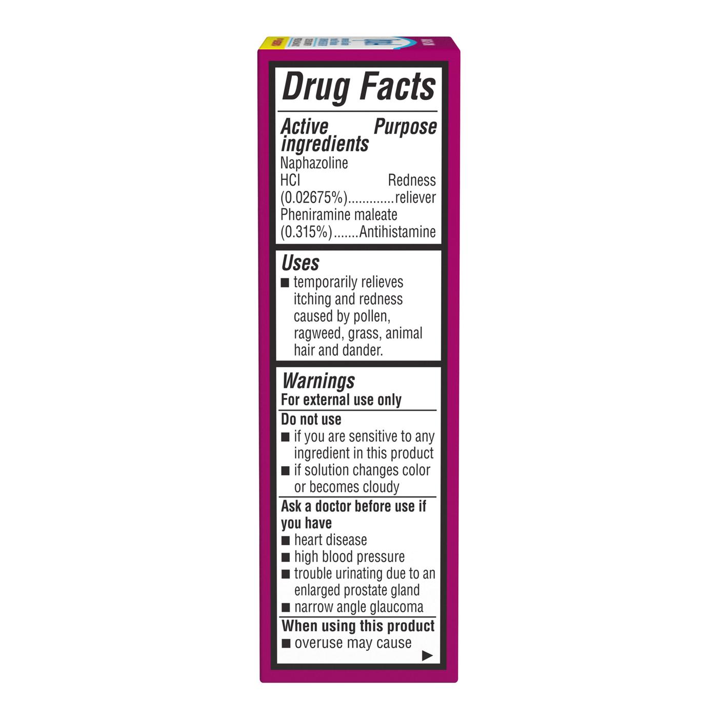 Bausch & Lomb Opcon-A Eye Allergy Relief Drops; image 2 of 5