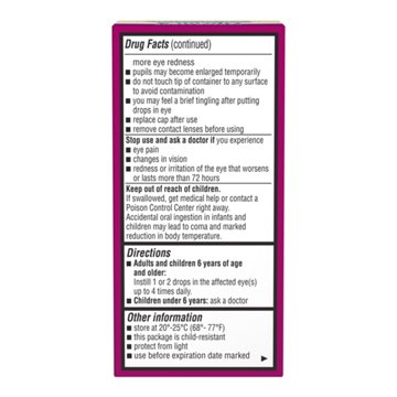 Bausch & Lomb Opcon-A Eye Allergy Relief Drops, 0.5 oz