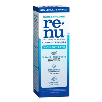 Bausch & Lomb renu Advanced Multi-Purpose Solution, 4 oz