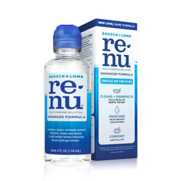 Bausch & Lomb renu Advanced Multi-Purpose Solution, 4 oz