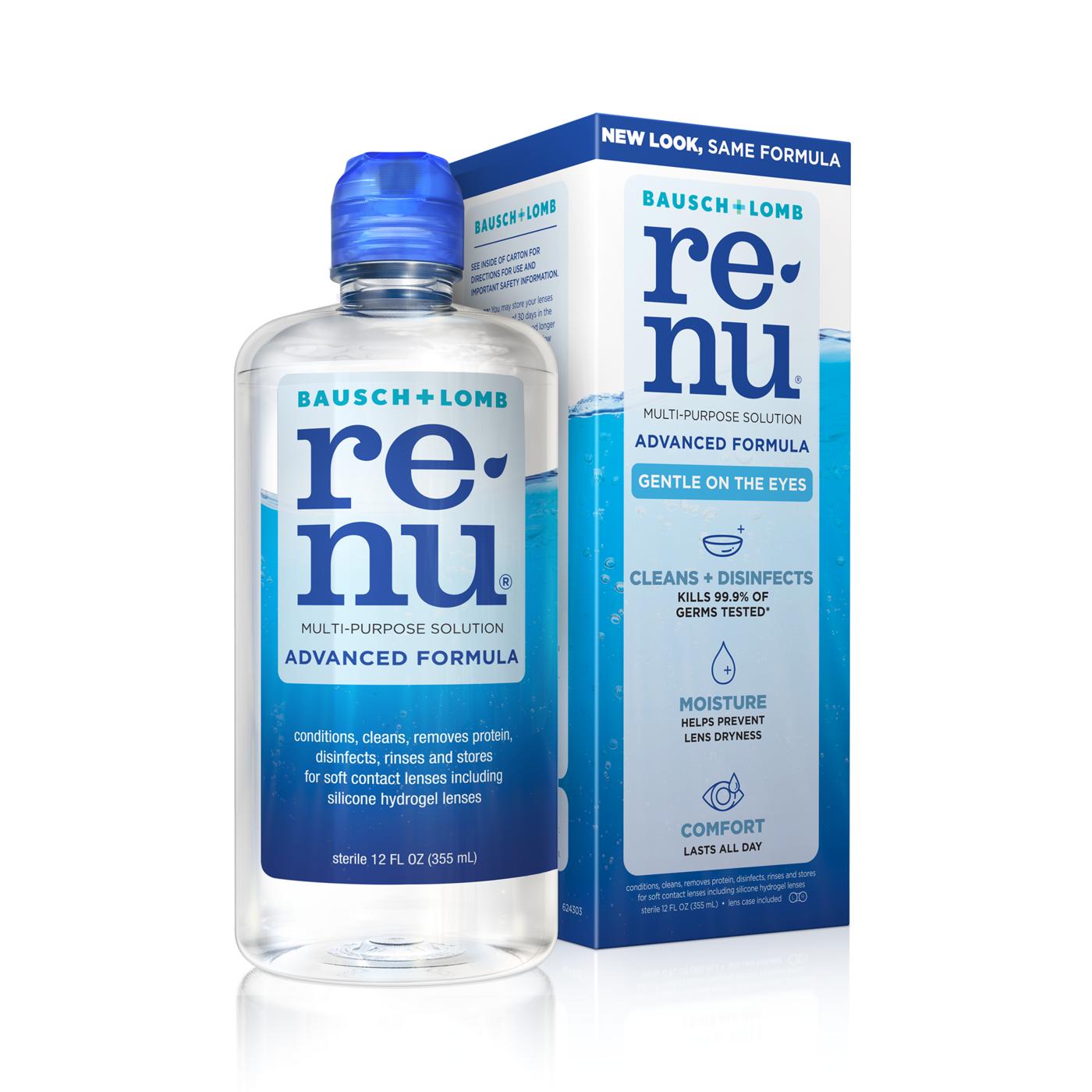 Bausch & Lomb renu Advanced Multi-Purpose Solution; image 4 of 6