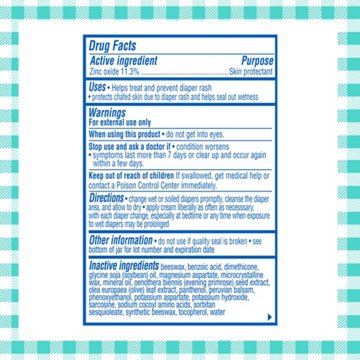 Balmex Baby Diaper Rash Cream with Zinc Oxide & Soothing Botanicals, 4 oz