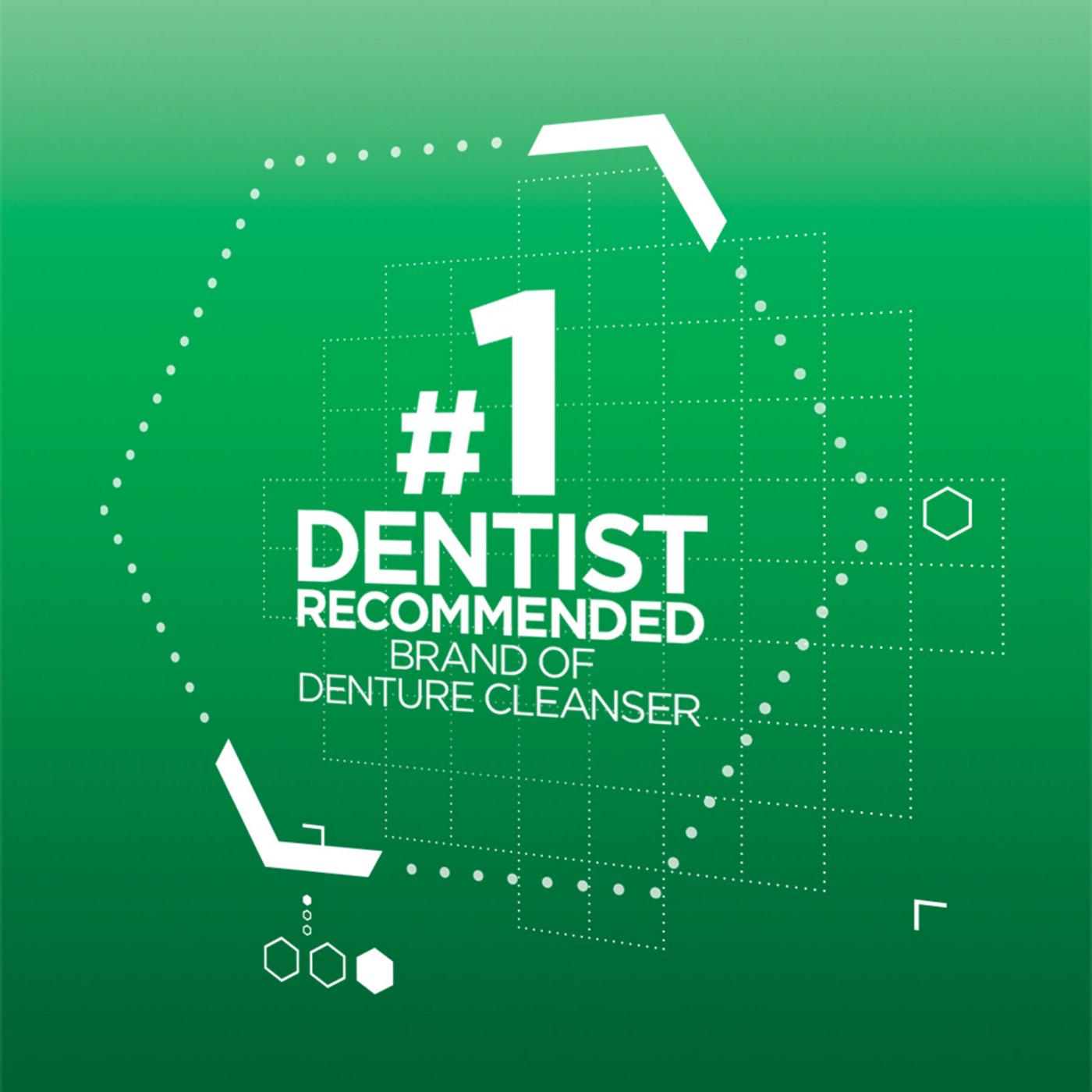 Polident 3 Minute Triple Mint Antibacterial Denture Cleanser Effervescent Tablets; image 6 of 8
