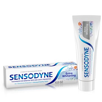 Sensodyne Extra Whitening Sensitive Teeth Whitening Toothpaste, 4 oz