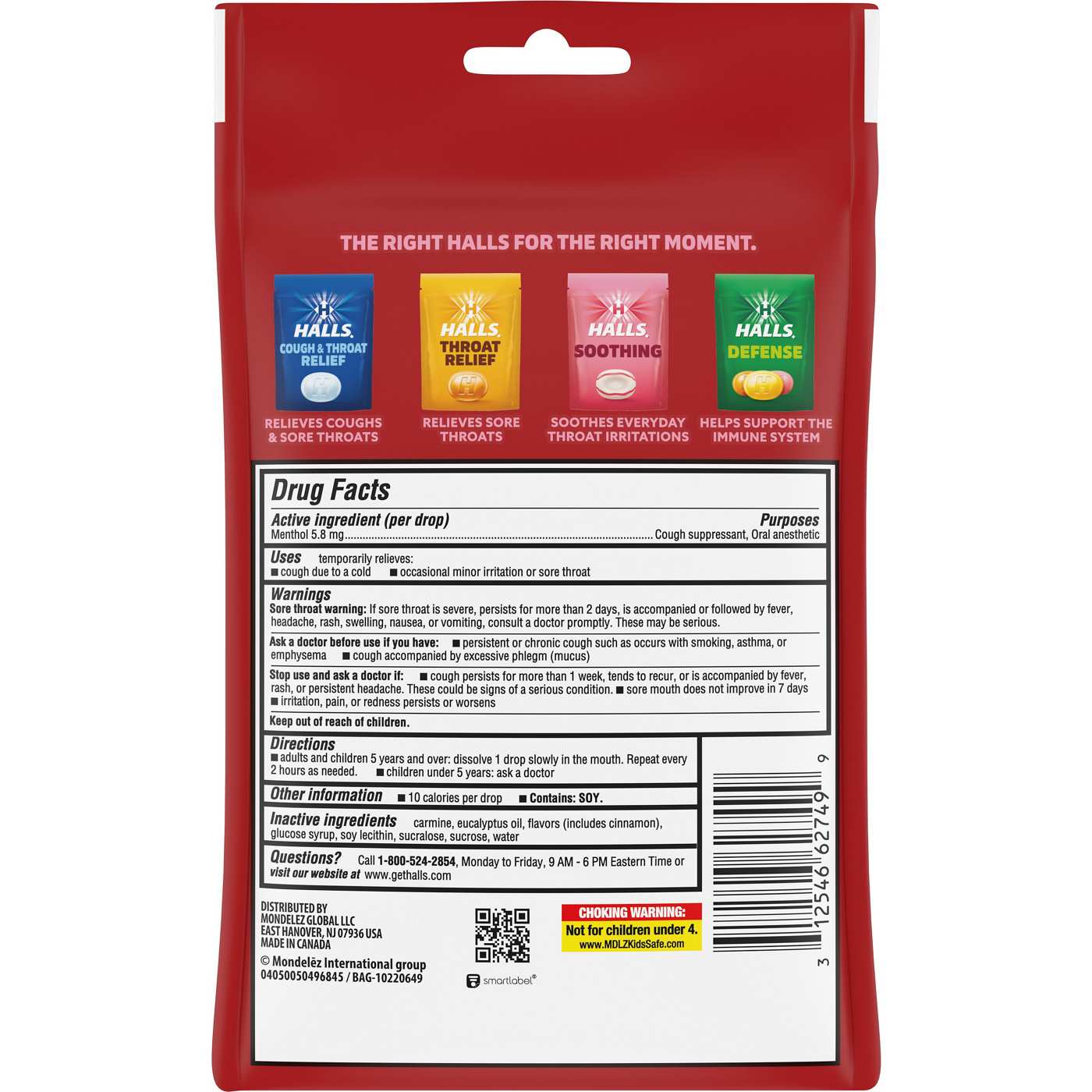 Halls Relief Cherry Cough Drops; image 8 of 9