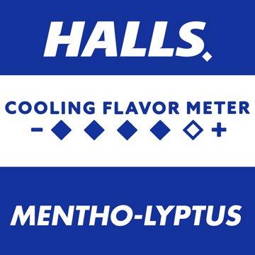 Halls Relief Mentho-Lyptus Cough Drops, 30 pk