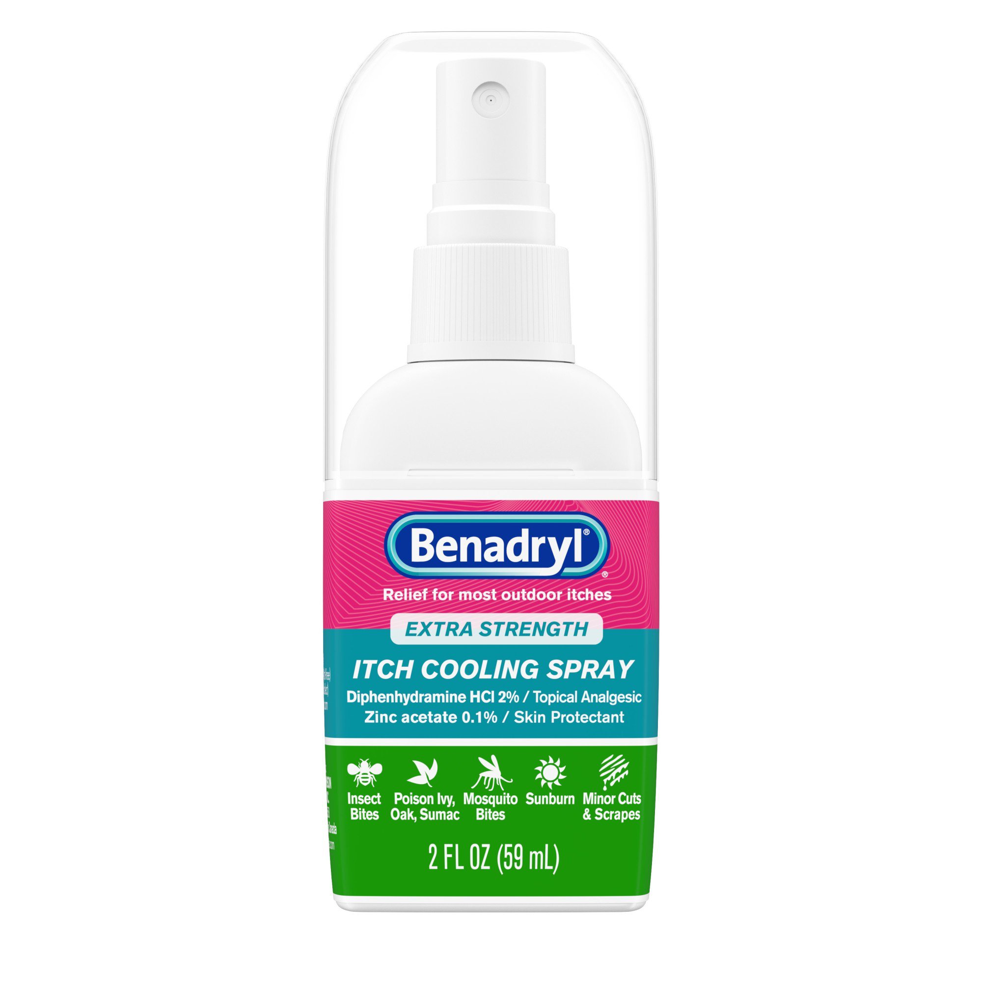 Benadryl Extra Strength Anti-Itch Travel Size Cooling Spray