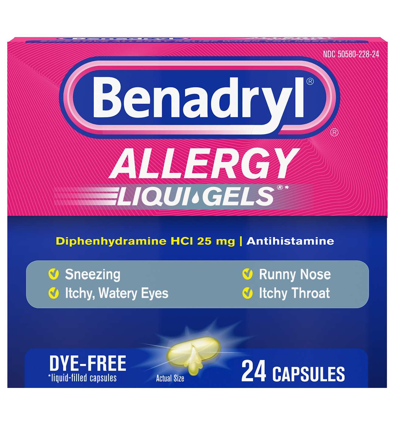 Benadryl Allergy Liqui-Gels; image 1 of 7