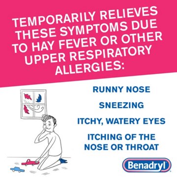 Benadryl Liqui-Gels Antihistamine Allergy Relief Medicine