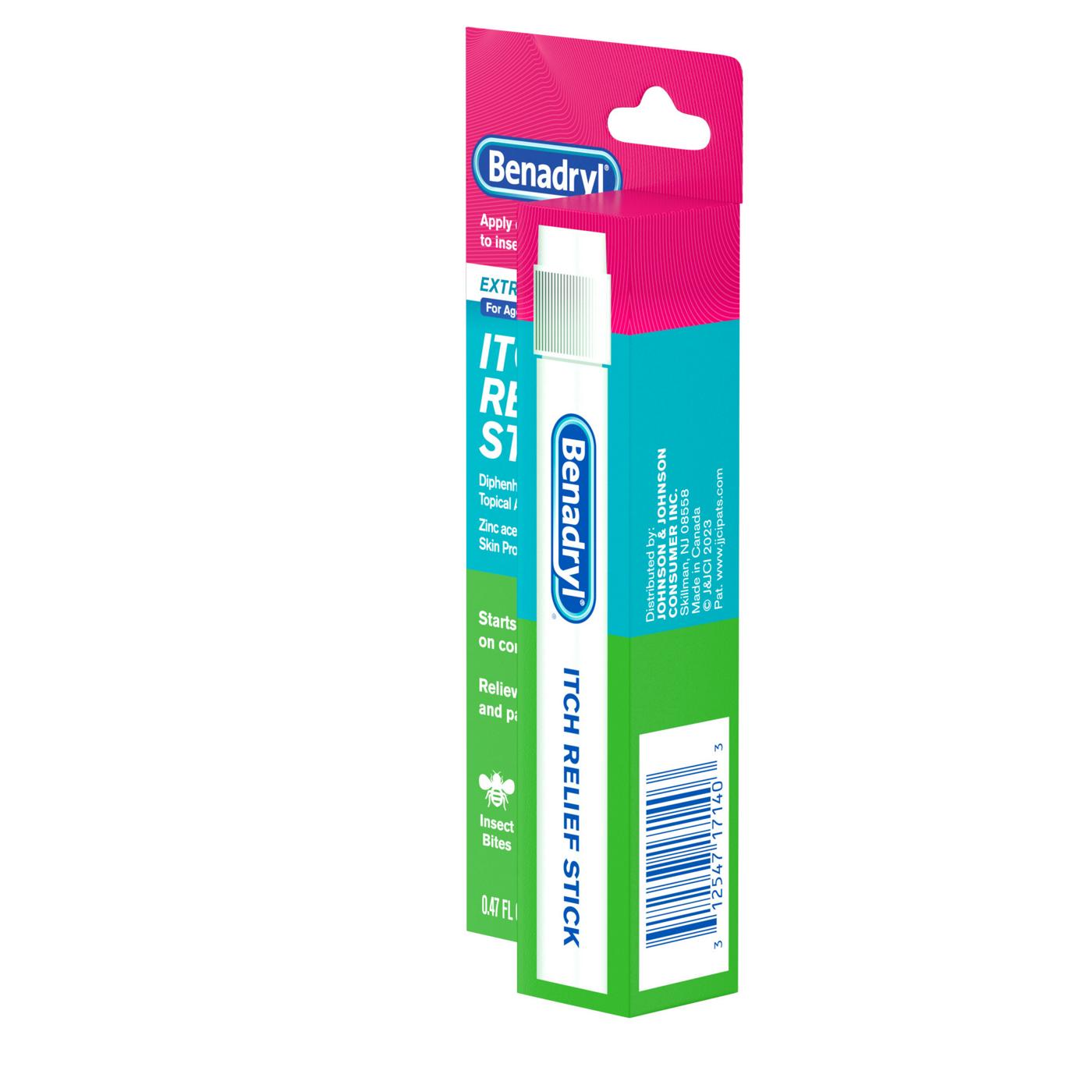 Benadryl Extra Strength Itch Relief Stick, Travel Size; image 4 of 4