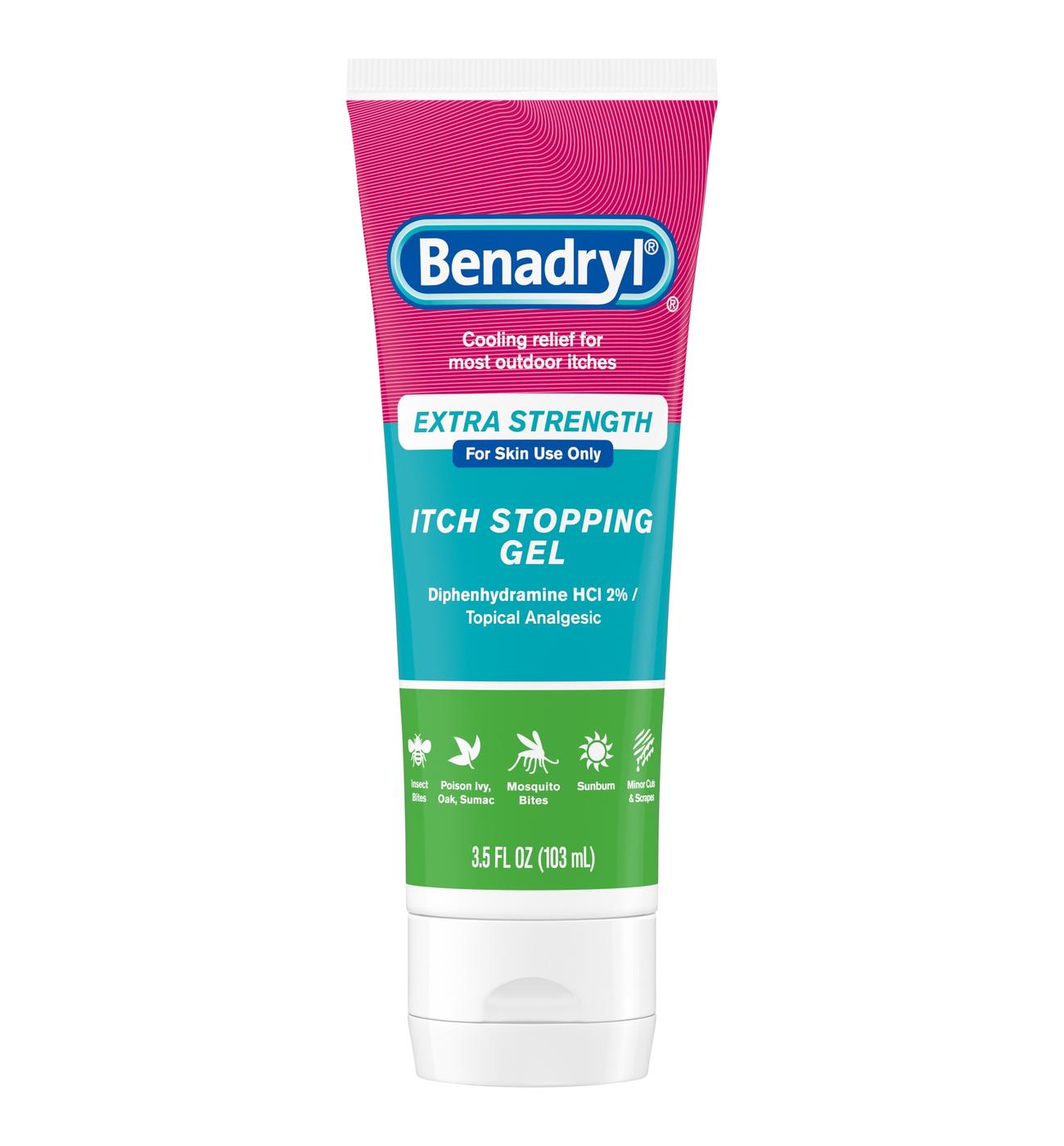 Benadryl Extra Strength Itch Stopping Gel; image 1 of 3