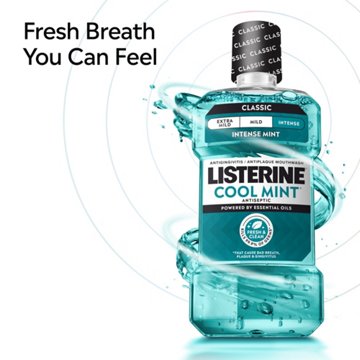 Listerine Cool Mint Antiseptic Mouthwash, 8.5 oz