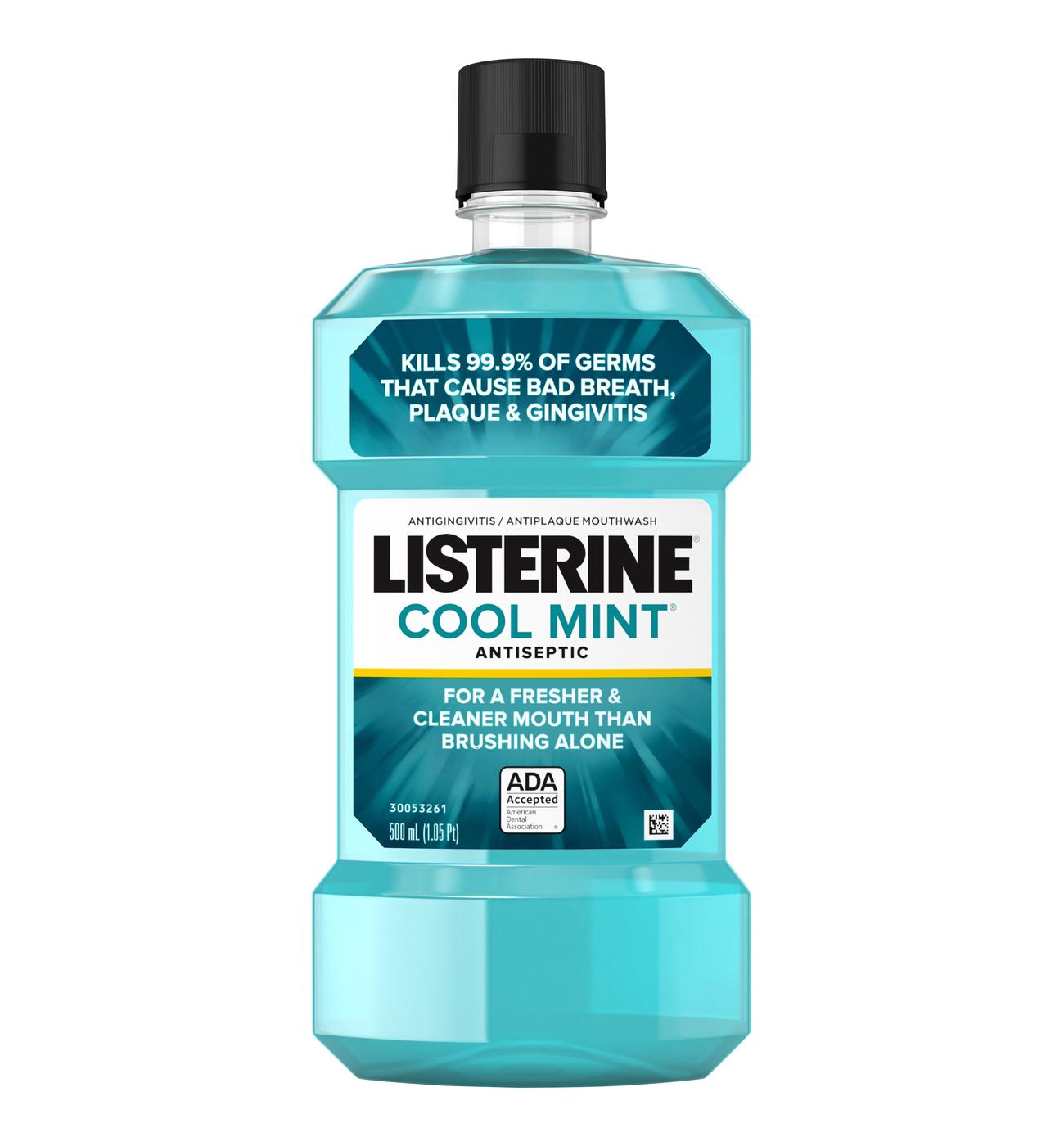 Listerine Cool Mint Antiseptic Mouthwash - Shop Mouthwash at H-E-B