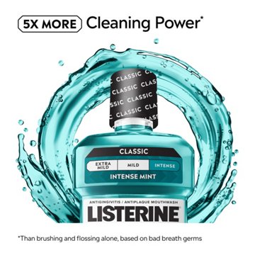 Listerine Cool Mint Antiseptic Mouthwash, 16.9 oz