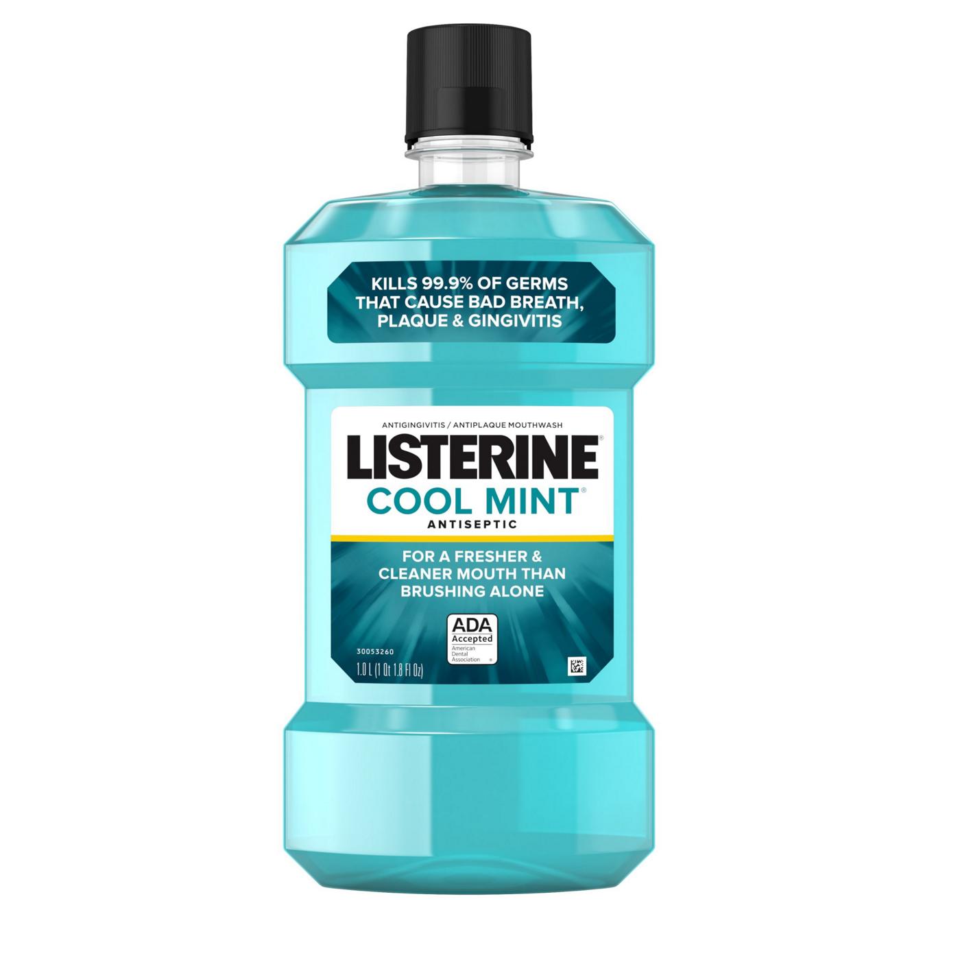 Listerine Cool Mint Antiseptic Mouthwash; image 1 of 8