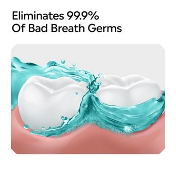 Listerine Antiseptic Mouthwash For Bad Breath - Cool Mint, 33.8 oz