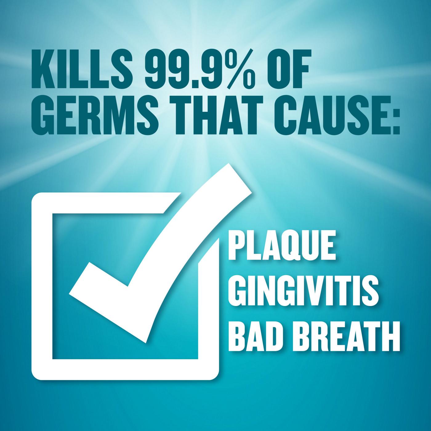 Listerine Antiseptic Mouthwash For Bad Breath - Cool Mint; image 6 of 6