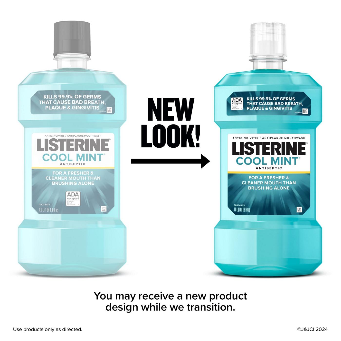 Listerine Cool Mint Antiseptic Mouthwash Shop Mouthwash at HEB