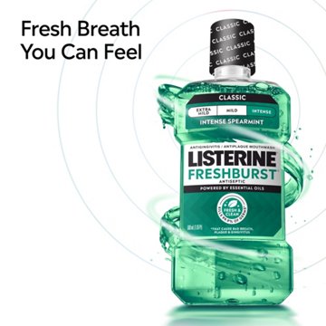 Listerine Freshburst Antiseptic Mouthwash, 16.9 oz