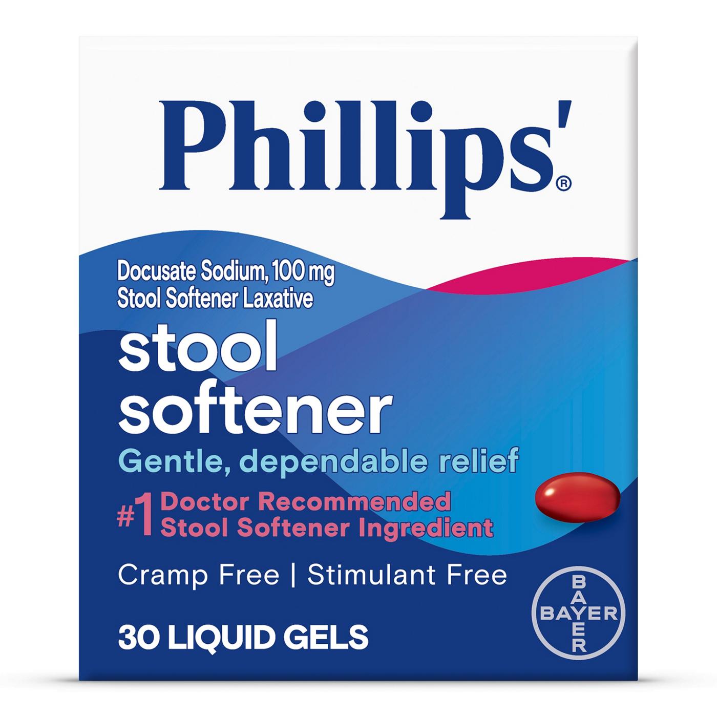Phillips Stool Softner Liquid Gels; image 1 of 8