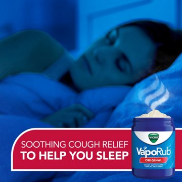 Vicks VapoRub Topical Chest Rub & Analgesic Ointment, Relief from Cough Due to Cold, Aches & Pains