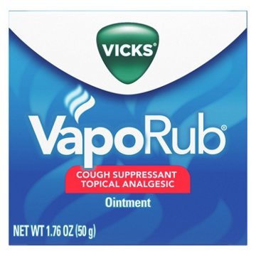 Vicks VapoRub Topical Chest Rub & Analgesic Ointment, Relief from Cough Due to Cold, Aches & Pains