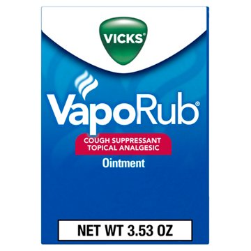 Vicks VapoRub Topical Chest Rub & Analgesic Ointment, Relief from Cough Due to Cold, Aches & Pains