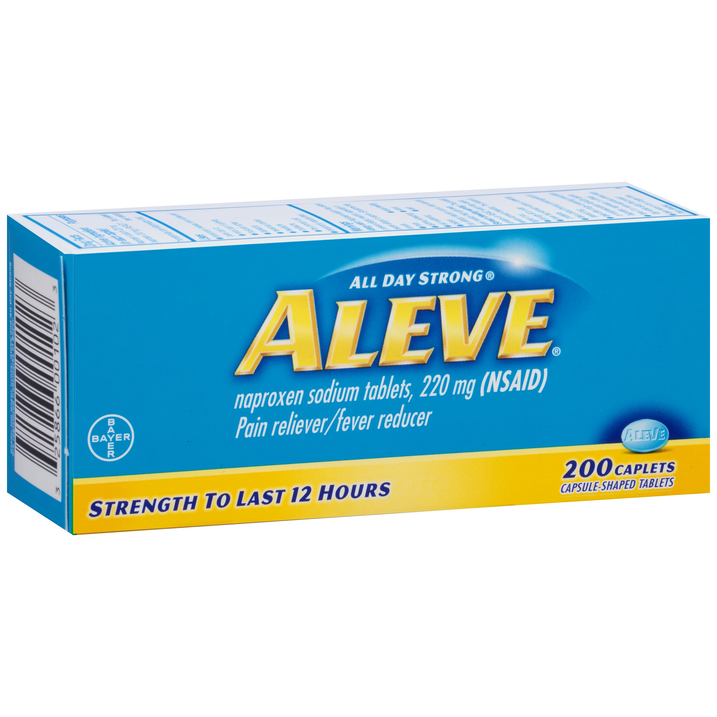 Aleve 220 mg Naproxen Sodium Caplets - Shop Pain Relievers at H-E-B