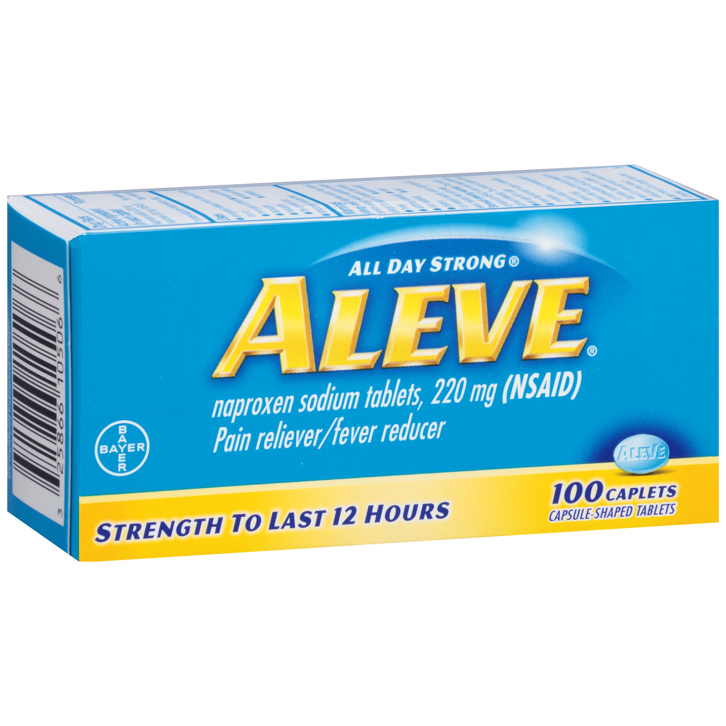 Aleve 220 mg Naproxen Sodium Caplets Shop Pain Relievers at HEB