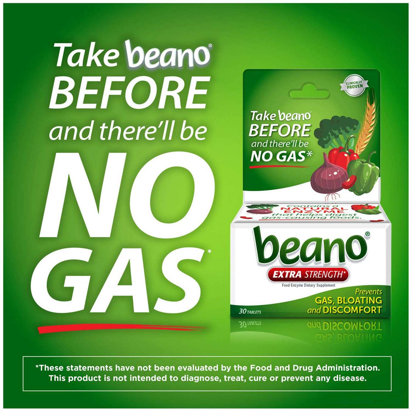 Beano Gas Prevention & Digestive Enzyme Supplement Extra Strength; image 4 of 5