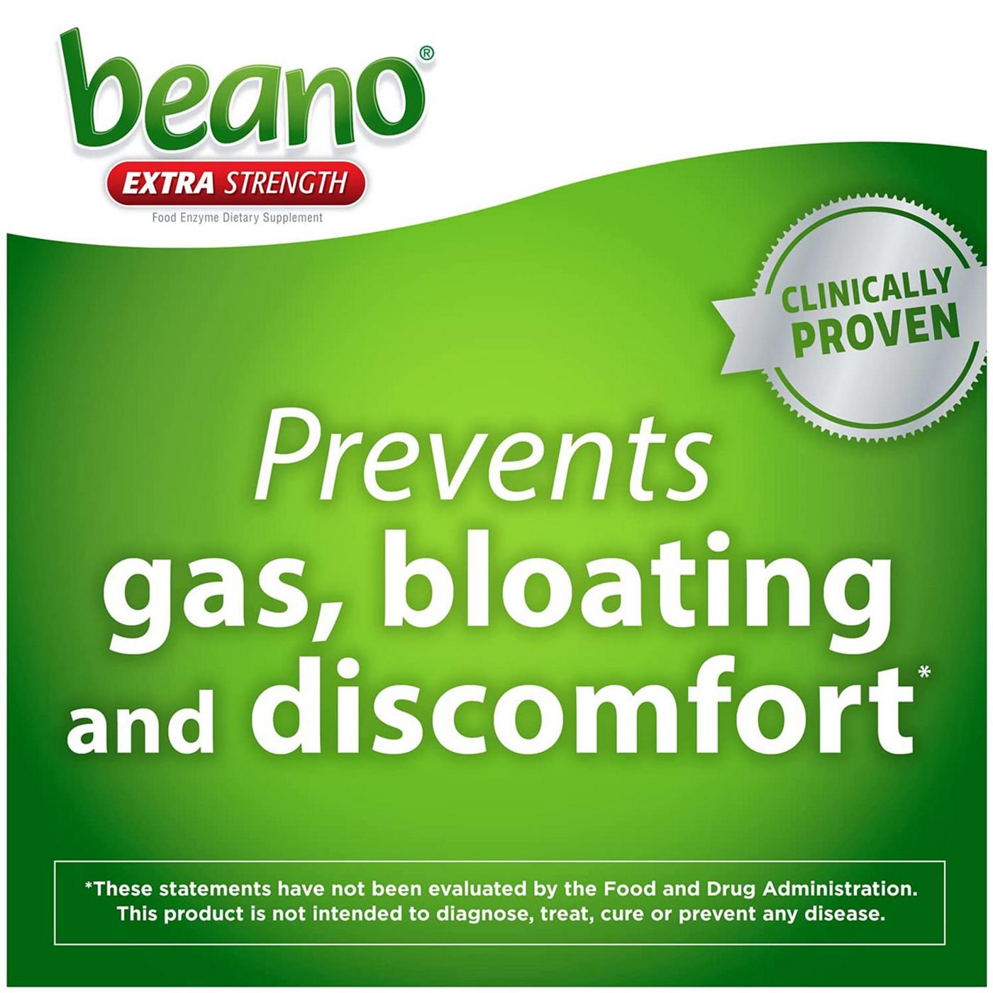 Beano Gas Prevention & Digestive Enzyme Supplement Extra Strength; image 5 of 5